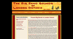 Desktop Screenshot of londonbigbands.ca